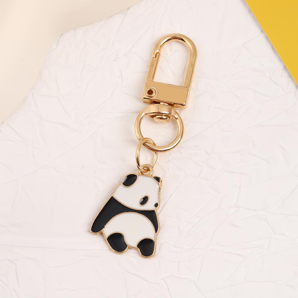 Panda Alloy Keychain Pendant Charm - Gift for Friends & Classmates, Bag Decoration