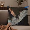 Anime B-Bleach Pillow Case Silky Elegant Comfort Sofa Bed Invisible Zipper
