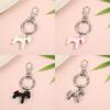Creative Colorful Pony Keyring Fashion Simple Metal Keychain Backpack Pendant Versatile Key Hanging Decoration Accessories