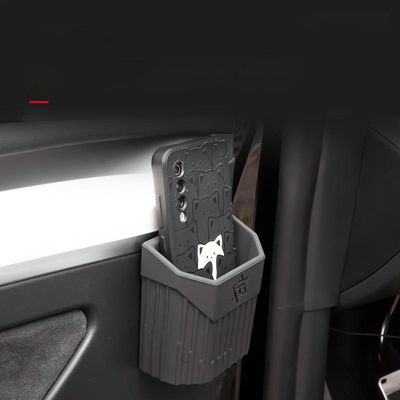 Tasca Organizer Adesiva per Telefono e Occhiali per Tesla Model Y3