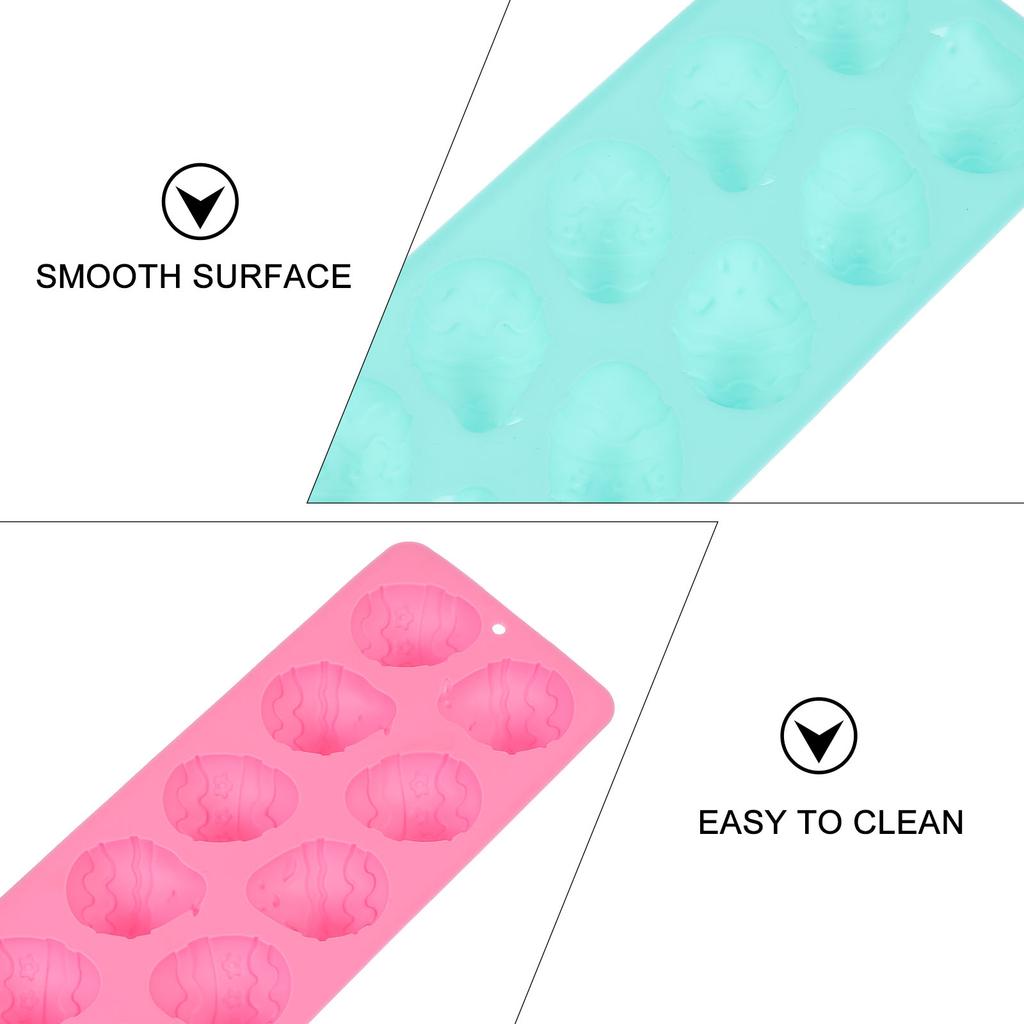 2 Pcs Cake Baking Mold Friends Gift Chocolate Mould Eggs Professional Shop Dinosaur Silica Gel Candy Dessert Decoration