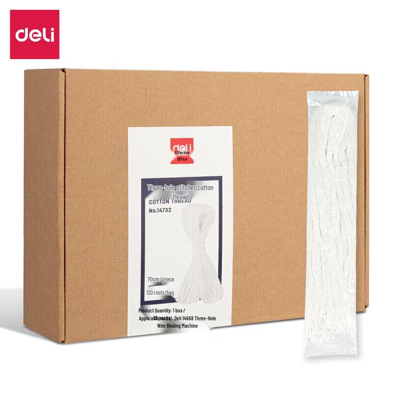 Deli 14732 Binding Machine Cotton Thread