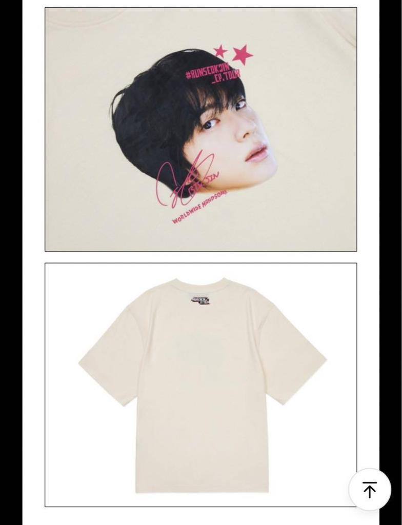 [USED] RUNSEOKJIN_EP.TOUR Jin Face T-shirt