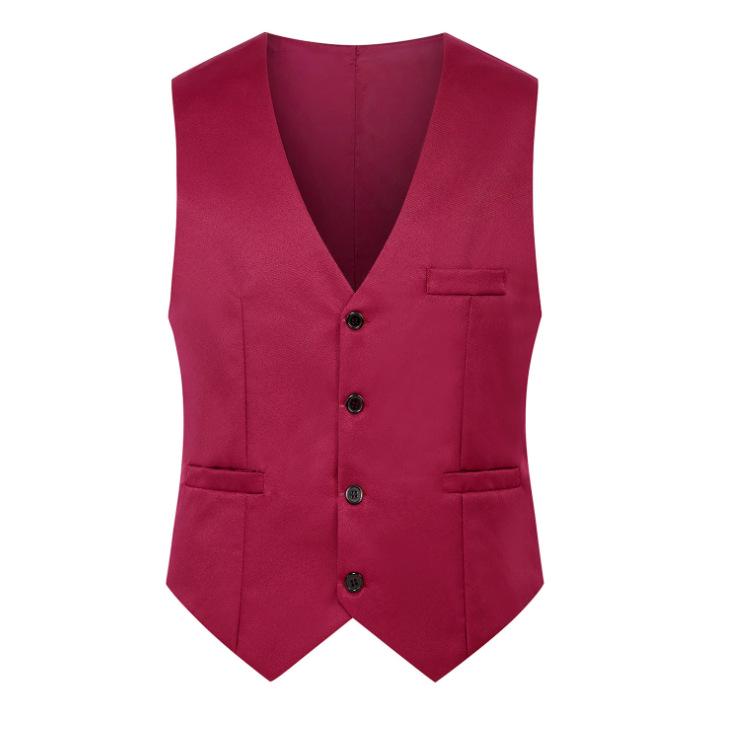 Men's Korean Style Slim Fit Vest for Business, Casual, or Groomsmen - Spring & Autumn Collection