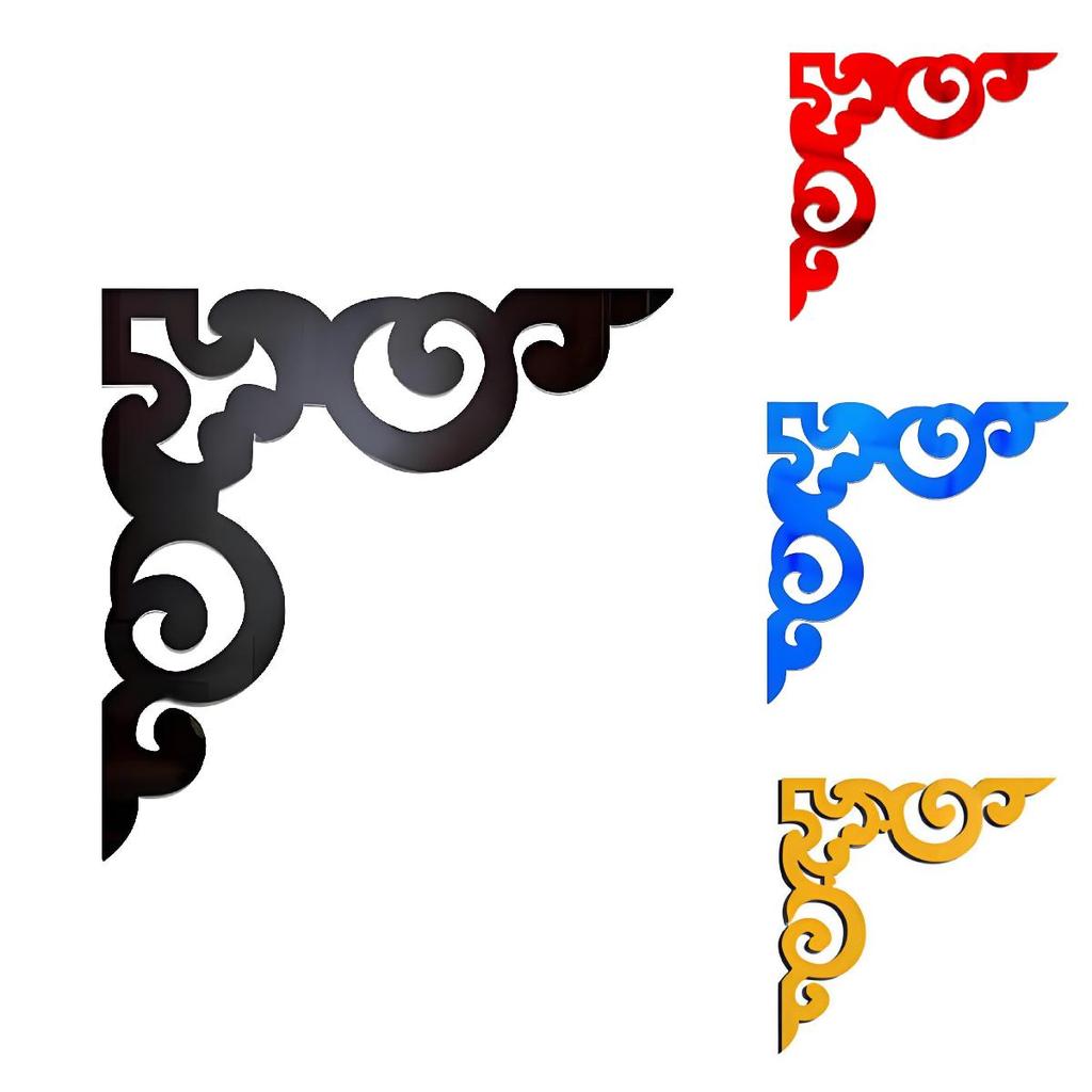 Moderner Acryl-Wandaufkleber für Wohnzimmer und Schlafzimmer mit dekorativem und wasserdichtem Design