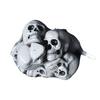 5/8 Net Bag Witch Head Skull Halloween Haunted House Chamber Decoration Props Ornament Holiday DIY Decorations Chamber Scene