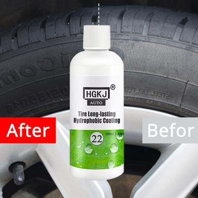 HGKJ-22 100ml Povlak na pneumatiky Auto myčka Čisticí nástroje Lakovací prostředek Renovace Dlouhotrvající hydrofobní lakovací nástroje
