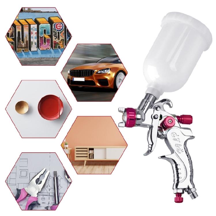 Plastic Sprayer Paint Cup Sprayer Cup Air Feed Thread Connector For Sprayer Part Paint Sprayer Pot 125ml 250ml