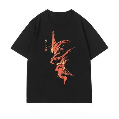 Mobile Suit Gundam Short Sleeves TShirt Peripheral Japanese Second DiUnisexsional Animation Pure Cotton Loose Tee