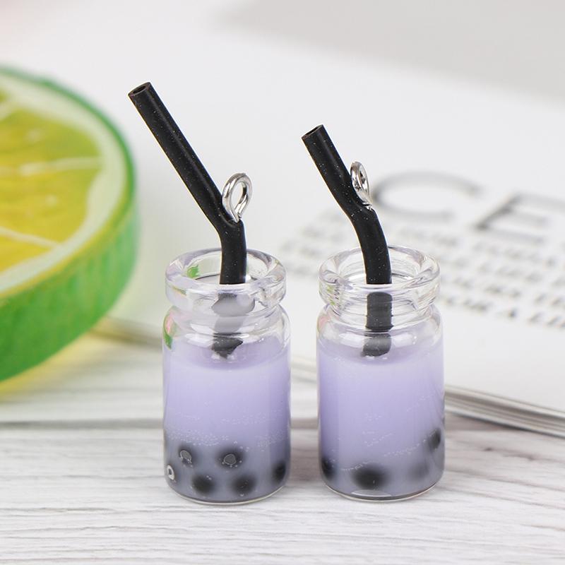 Mini Milkshake Ice Cream Lemon Milk Fruit Tea Water Cup Strawberry Banana Miniatures Dollhouse Accessories Cups Kitchen Toys