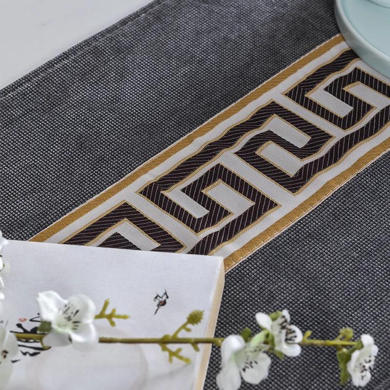 Four Seasons Universal New Chinese Sofakissen Chenille Minimalistisches Anti-Rutsch-Sitzkissen Bequemes, atmungsaktives Bezugstuch