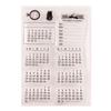Clear Stamp DIY Exquisite TPR Practical Perpetual Calendar Seal Household Supplies
