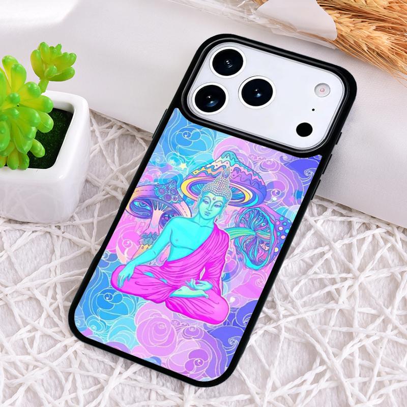 Buddha Art Phone Case for iPhone 17 Air 16 15 11 12 14 13 Pro Max Shockproof Cover