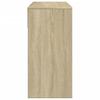Makeup Table with Mirror Sonoma Oak 80 x 39 x 80 cm