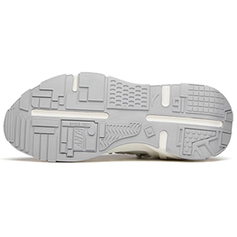 Anta AT91 Anti-Slip Wear-Resistant Breathable Lightweight Low-Top Chunky Sneakers Women's Gray White Sneakers