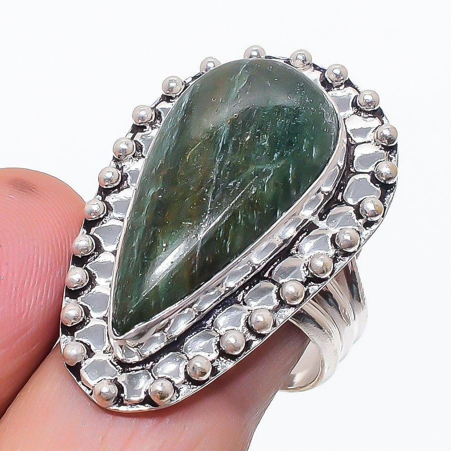 

Natural Labradorite Gemstone 925 Sterling Silver Jewelry Ring Size 9 S9g04