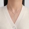 Collier Pendentif Chat Creux Élégant Mignon Animal Charme Bijou Accessoire