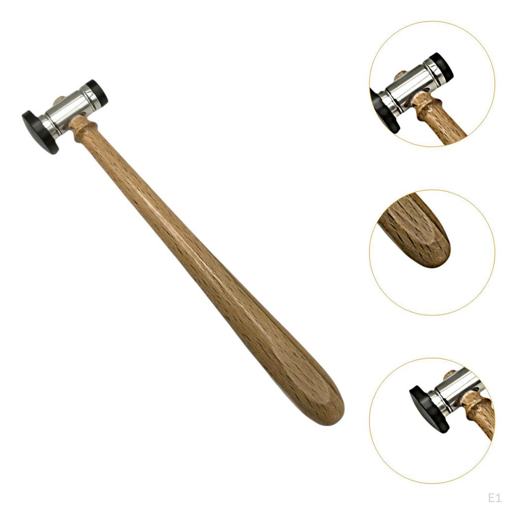 Gitarrenbundhämmer Bequemer Griff Doppelkopf Multifunktional für Bass Schmuck Heim Handwerkzeug