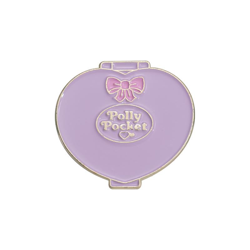 

Набор брошей «Розовое сердце с бантом»: Милая и Креативная Серия Мультяшных Девочек