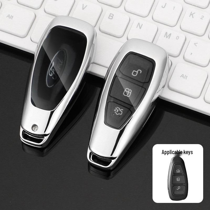 Premium Metal Protective Key Case for Ford Mondeo - Unisex Design