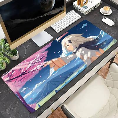 Paimon Game Anime Genshin I-Impact Mousepad Non-slip Suitable For Office Computers Laptops E-sports Game Desk Mats XXL Keyboard