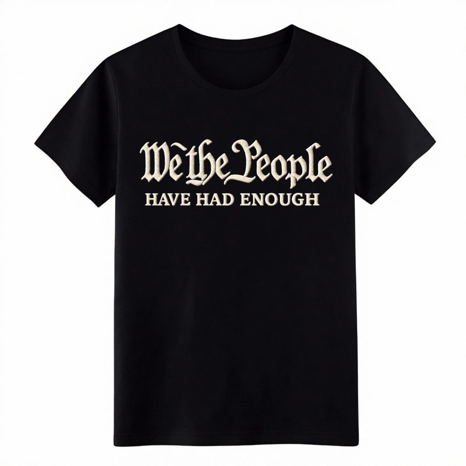 Unisex Patriotic We The People Patriotic Graphic T-Shirt-Political Statement Tee S
