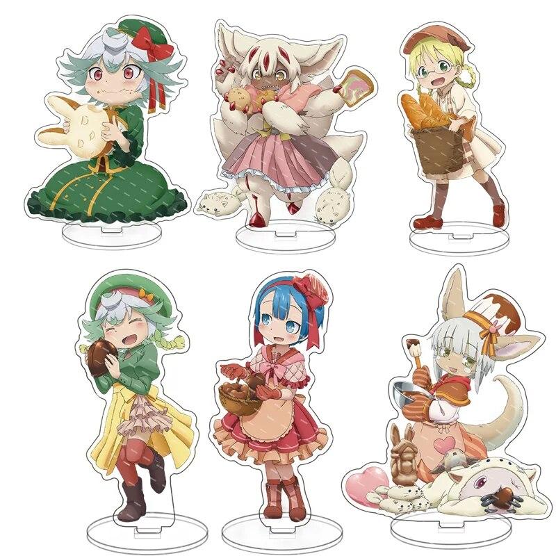 

Riko Reg Nanachi Prushka, аниме Made In Abyss Faputa Marulk Mitty, акриловая подставка для косплея, настольный декор, коллекция реквизита 15 cm