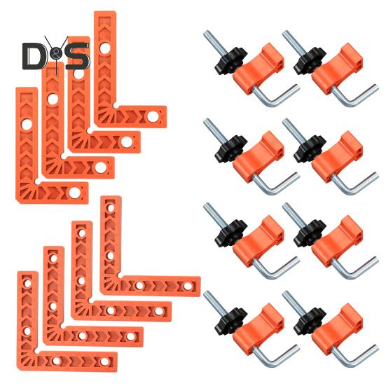 

16 шт. позиционирующие квадраты 90 градусов зажимной инструмент точные деревообрабатывающие соединения шкафы рамки прямоугольный локатор 16pcs