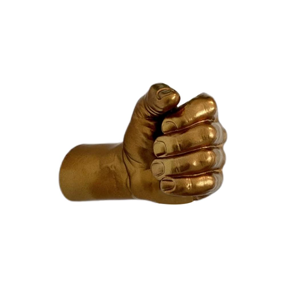 

Creative Wall Art Installation Vase Florist Wall Decor Soft Furnishings Wall Hanging Unique Fist-Shaped Flower Holder Sculpture золотистий