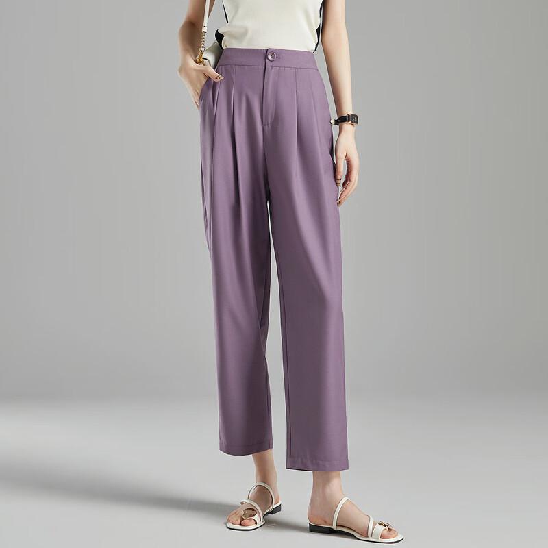 De Mana Women's Spring/Autumn Casual Cropped Harem Pants