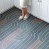Kitchen Leather Carpet Non-slip Mat  Waterproof and Oil Proof Floor Mat Balcony Door Mat Room Carpet Area Rug Washable Bath Mat
