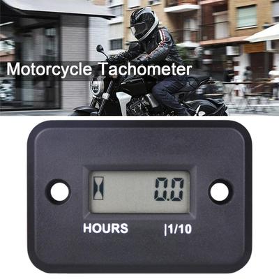 Motorcycle Gauges Engine R Working Tachometer Hour Meter Waterproof Lcd Display Digital Gause For Car Boat R C5w8