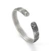 Personalized Retro Ethnic Pixiu Bangle for Men Women Stylish Cuff Bracelet Unique Jewelry Gift