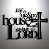 Metal Wall Art Decor for Living Room Modern Home Interior Ornament Replica Statue