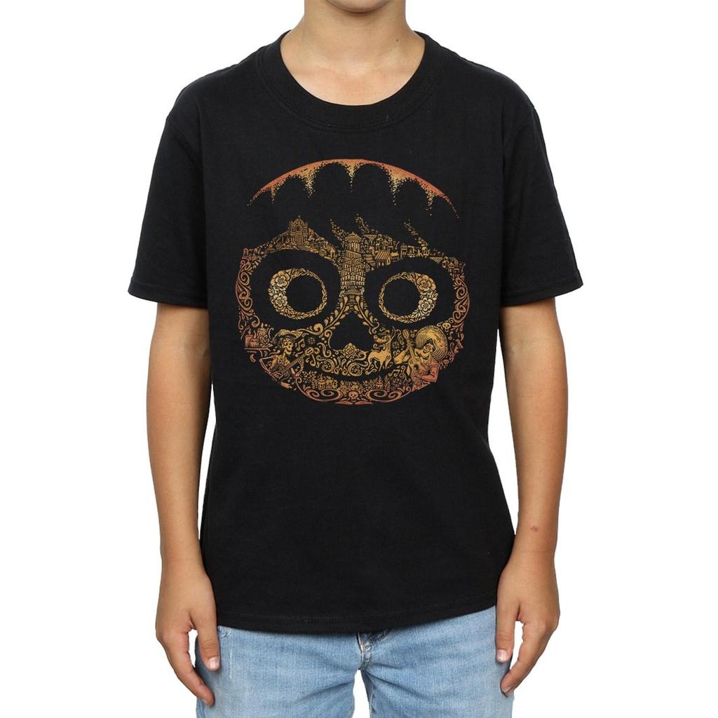 Coco Boys Miguel Face Cotton T-Shirt