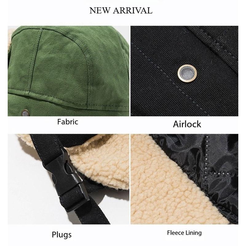 Warme Ohrenschützer Mütze Winter Koreanischer Stil Winddicht Bombermützen Outdoor Sport Ski Fliegerkappe Damen Herren Outdoor Zubehör