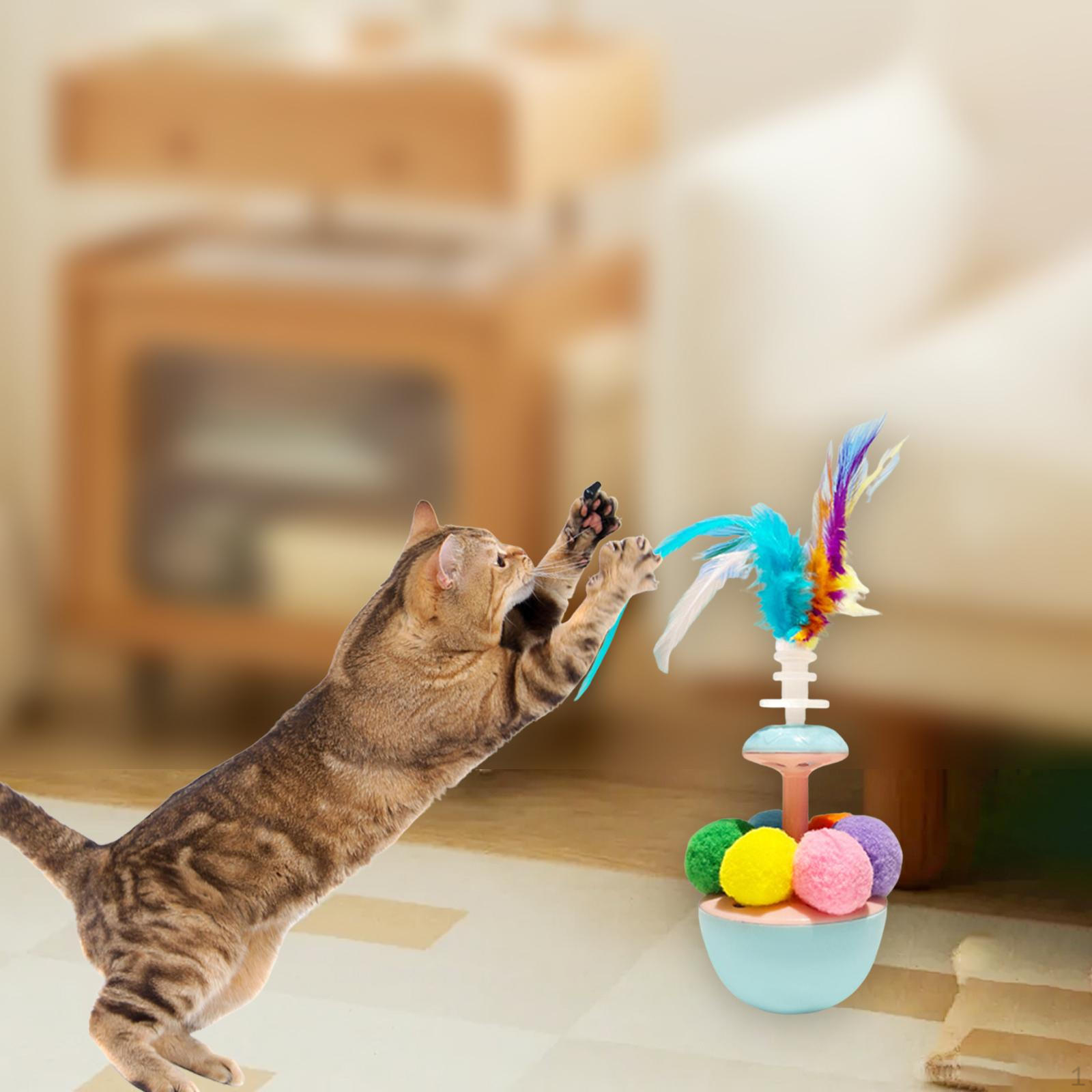 

Cat Activity Toy for Indoor Play, Tumbler Ball Kittens Replacement