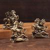 2026 Chinese Style Ornament: Dragon And Horse Creative Craft Ornament Brass Small Copperware Ornament