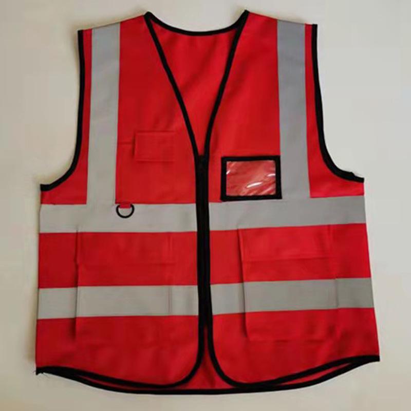 13-Color Functional Multi-Pocket Reflective Safety Vest