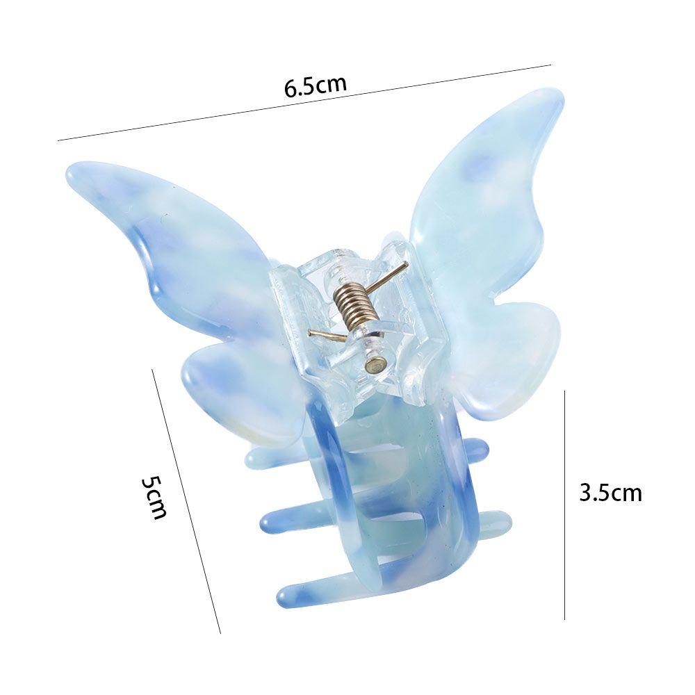 Sweet Hairpin Butterfly Women Candy Colors Girls Hair Claw Butterfly Hair Clips Headwear Crab Clips
