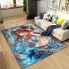 Cartoon Game Gamer Genshin Impact  Area Rug,Carpet Rug for Living Room Bedroom Sofa Doormat Decoration, Kids Non-slip Floor Mat