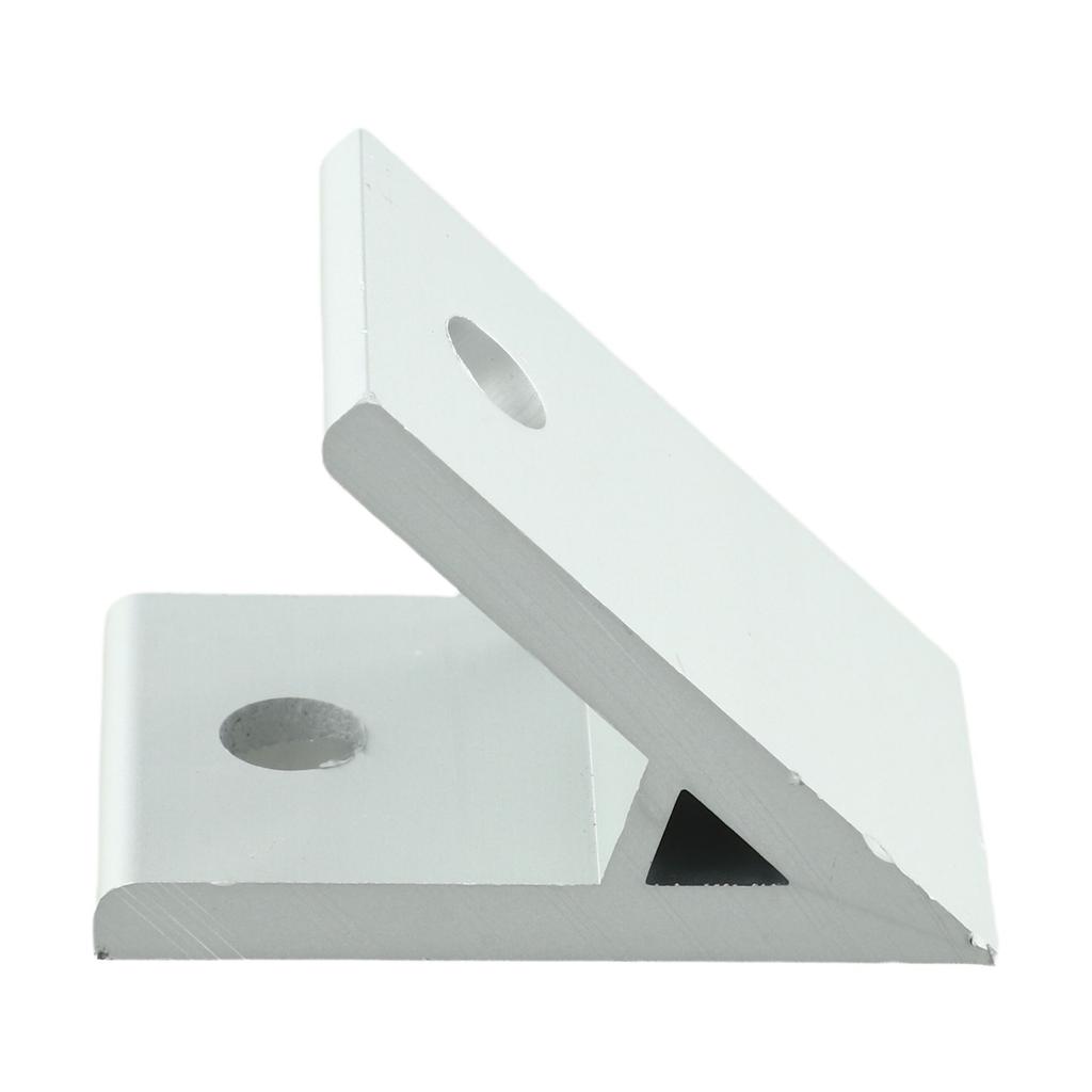 45 Degree Angle Bracket Aluminum Profile Joint Flange Nuts High Hardness