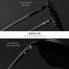 BARCUR Temples Sunglasses Women Polarized Fashion Sun Glasses Driving Round Ladies Sunglass