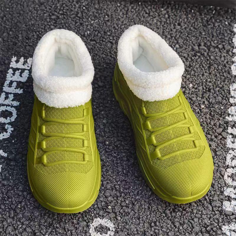 Fashion Outdoor Rain Shoes Men's Non-Slip Low Top Outdoor Rain Shoes Waterproof Non-slip Male Wear-resistant Kitchen Garden Work Shoes