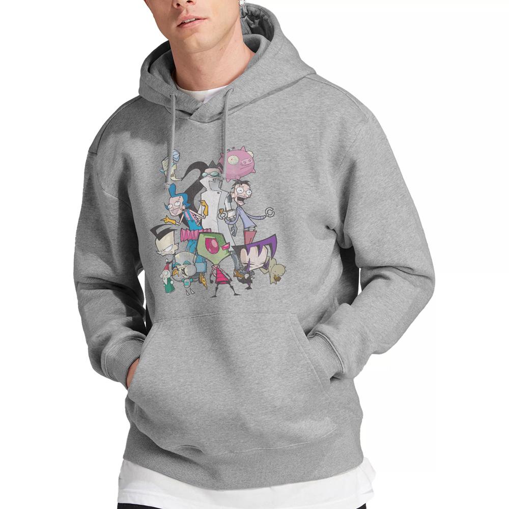 Invader Zim Mens Group Shot Hoodie