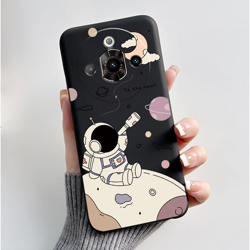 Cute Cartoon Case For ZTE Nubia Focus Pro 5G Capa Printing Shell Protective Cover Coque Soft Silicone Black Casing Fundas