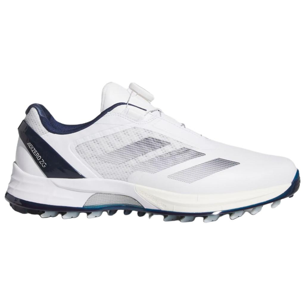 Adidas Adizero ZG Golf Shoes Men's White Blue Sneakers JS1767