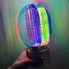 Aurora Night Light Stepless Dimmable 360-Degree Rotating RGB 7 Colors Rechargeable Aurora Light Projector Bedside Lamp
