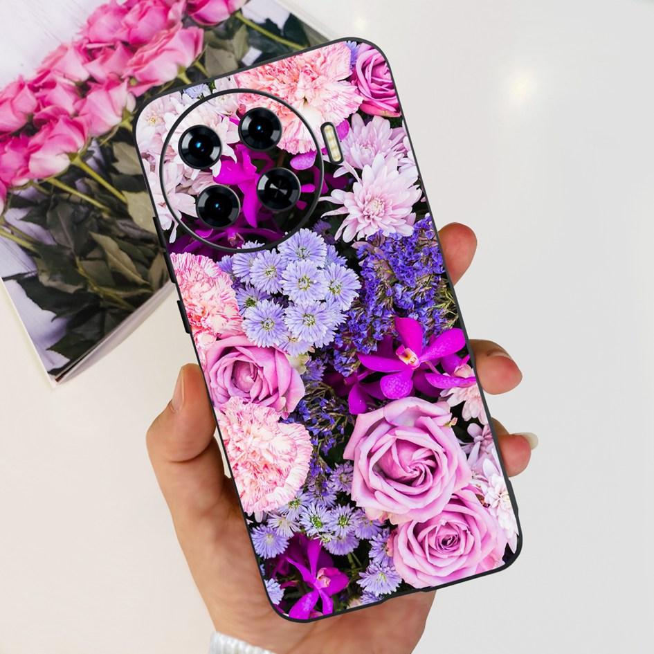 Für Tecno Spark 20 Pro+ KJ7 Hülle 2024 Süßes Herz Dinosaurier Cartoon Stoßfest Weiche Hülle Für Tecno Spark 20 Pro Plus Etui Funda