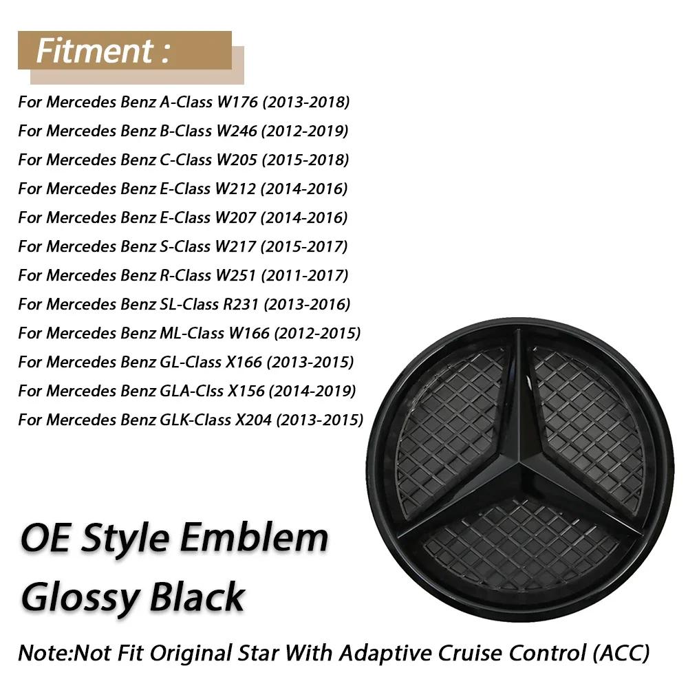 

Hot Car Sticker 3D Mirror Front Grille Emblem For Mercedes Benz A/B/C/E/S/R/ML/SL W176 W246 W205 W212 W207 W217 W251 R231 W166 X